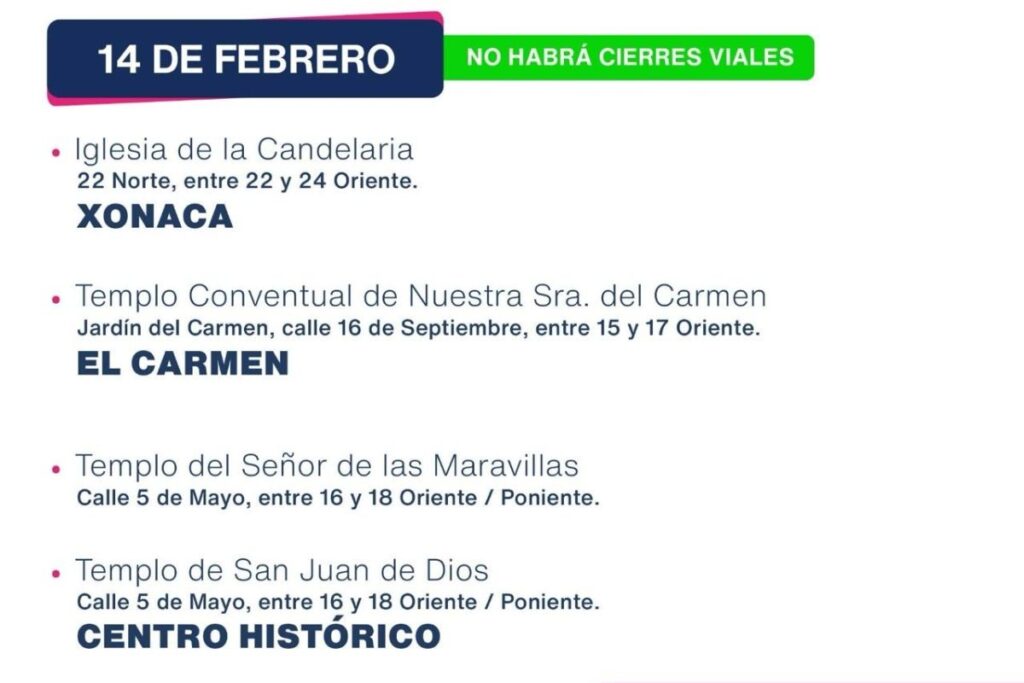 puntos de venta por cuaresma en Puebla