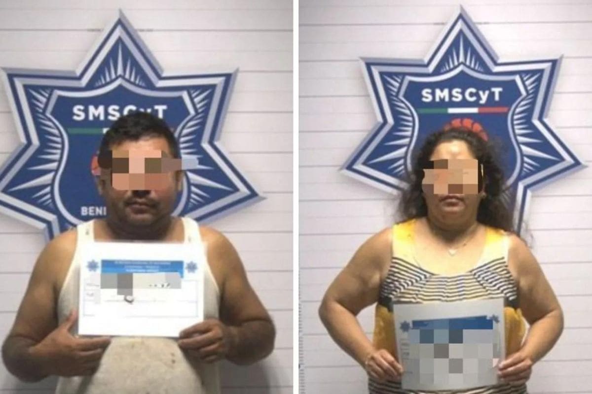 Detienen a taxista en Cancún por abusar de menor y a la mamá por permitirlo 1 taxista y madre detenidos por abuso sexual de menor en Cancún