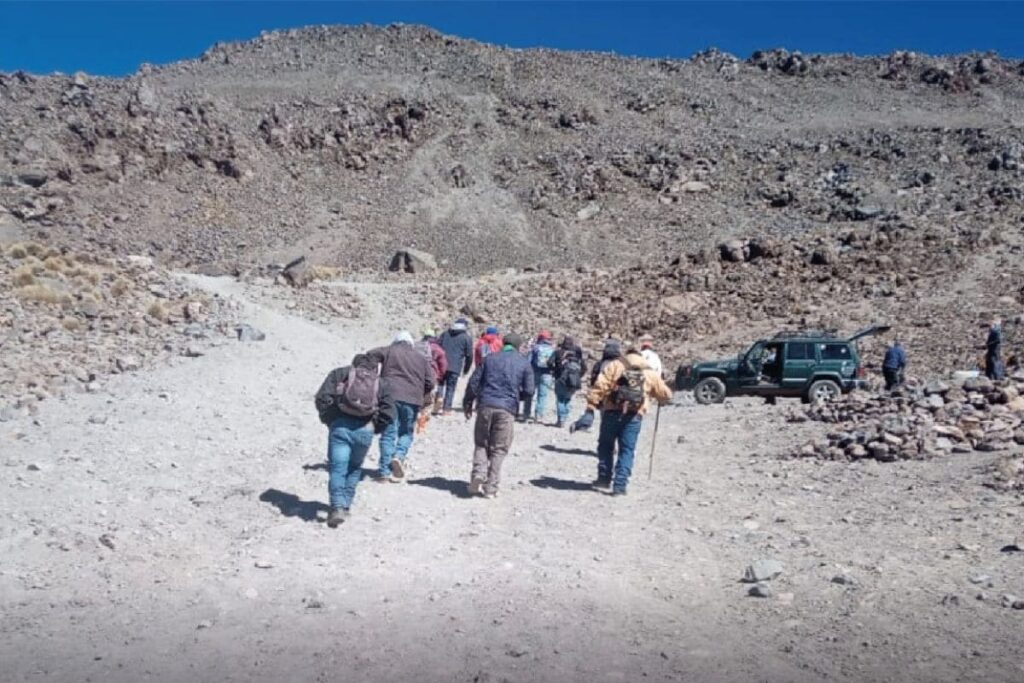 último alpinista rescatado en Pico de Orziaba