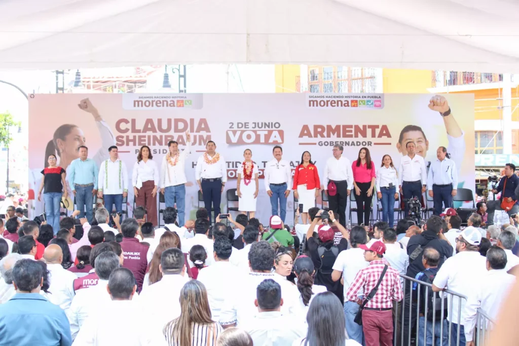 Sheinbaum y Armenta reconocen trabajo del gobernador Sergio Salomón