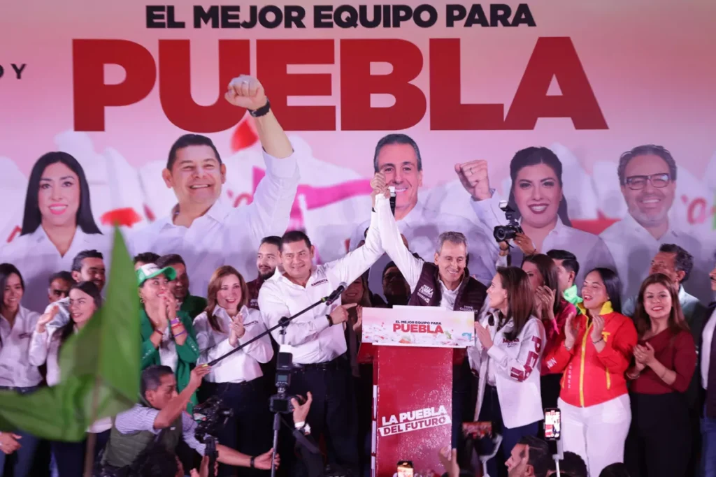 Alejandro Armenta Pepe Chedraui Arranque de Campana Puebla 2024 3