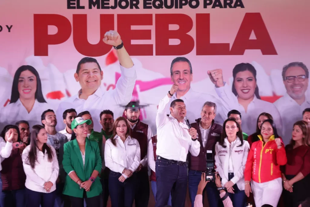 Alejandro Armenta Pepe Chedraui Arranque de Campana Puebla 2024 4