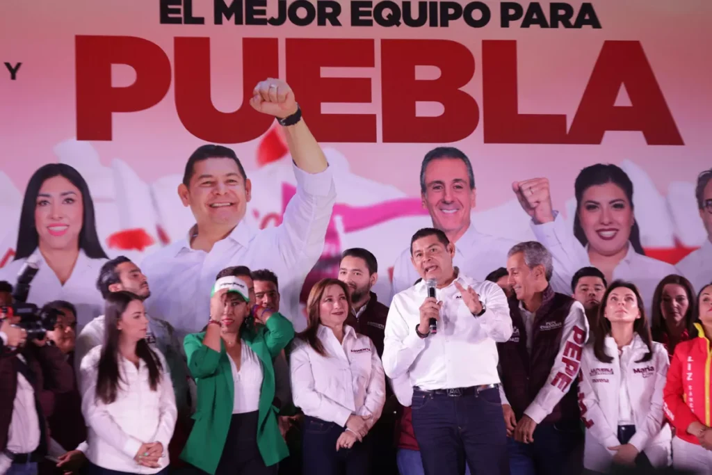 Alejandro Armenta Pepe Chedraui Arranque de Campana Puebla 2024 5