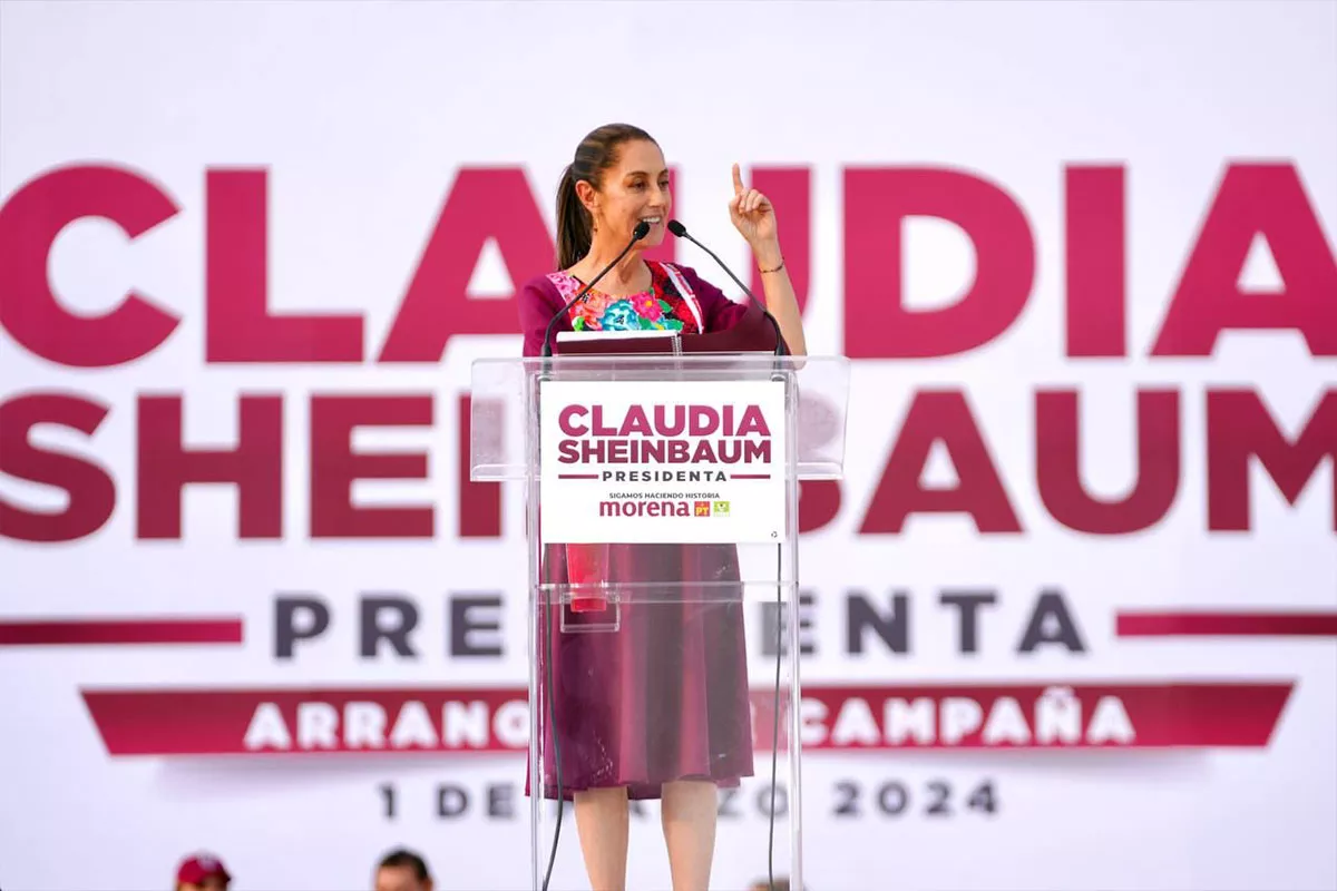 “Que siga la corrupción”: el error de Claudia Sheinbaum que critican en redes sociales (VIDEO) 1 Claudia Sheinbaum arranque campana presidencial 1