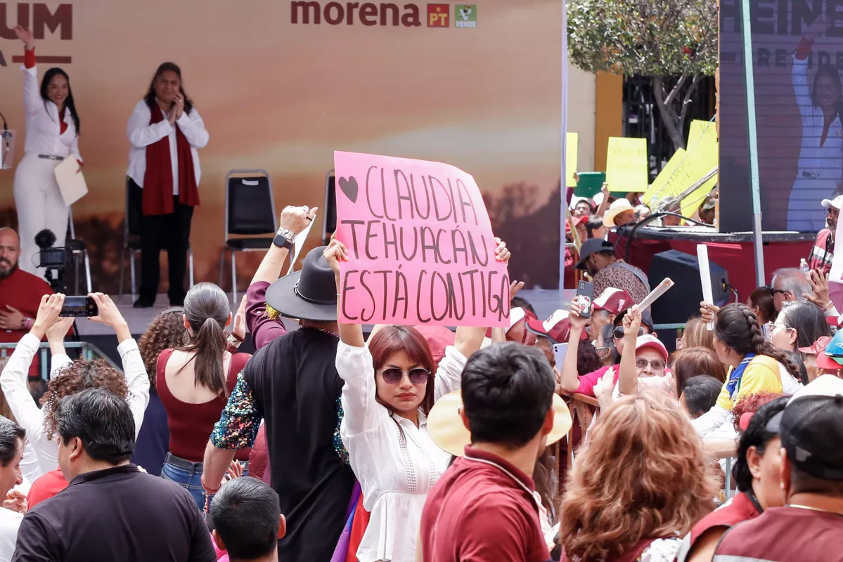 Claudia Sheinbaum gira Tehuacan MORENA Puebla