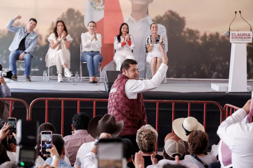 Claudia Sheinbaum gira presidencia de la Republica Tepeaca