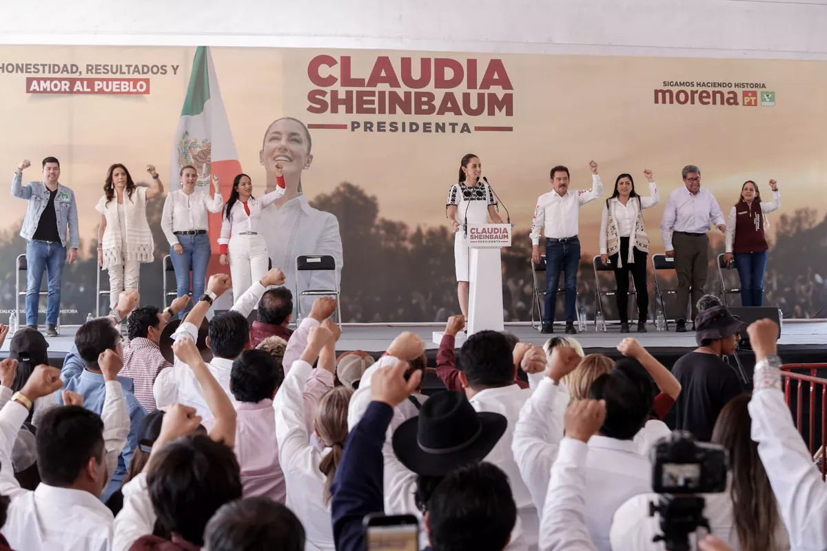 Claudia Sheinbaum gira presidencia de la Republica Tepeaca 5