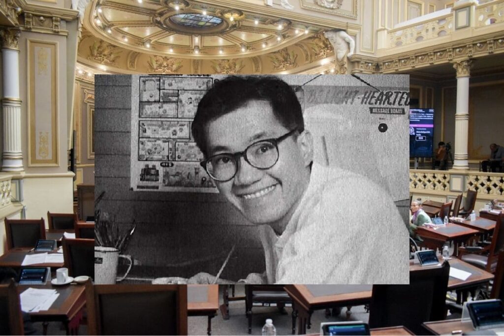 Congreso de Puebla postura muerte Akira Toriyama