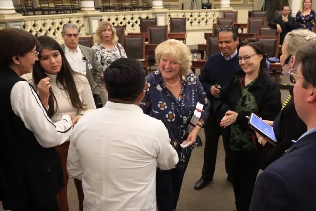 Congreso del Estado recibe a diputados federales de Alemania webp