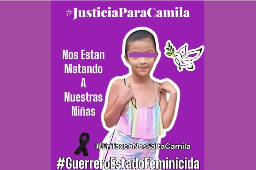 Encuentran sin vida a Camila Gómez de 8 años en Taxco