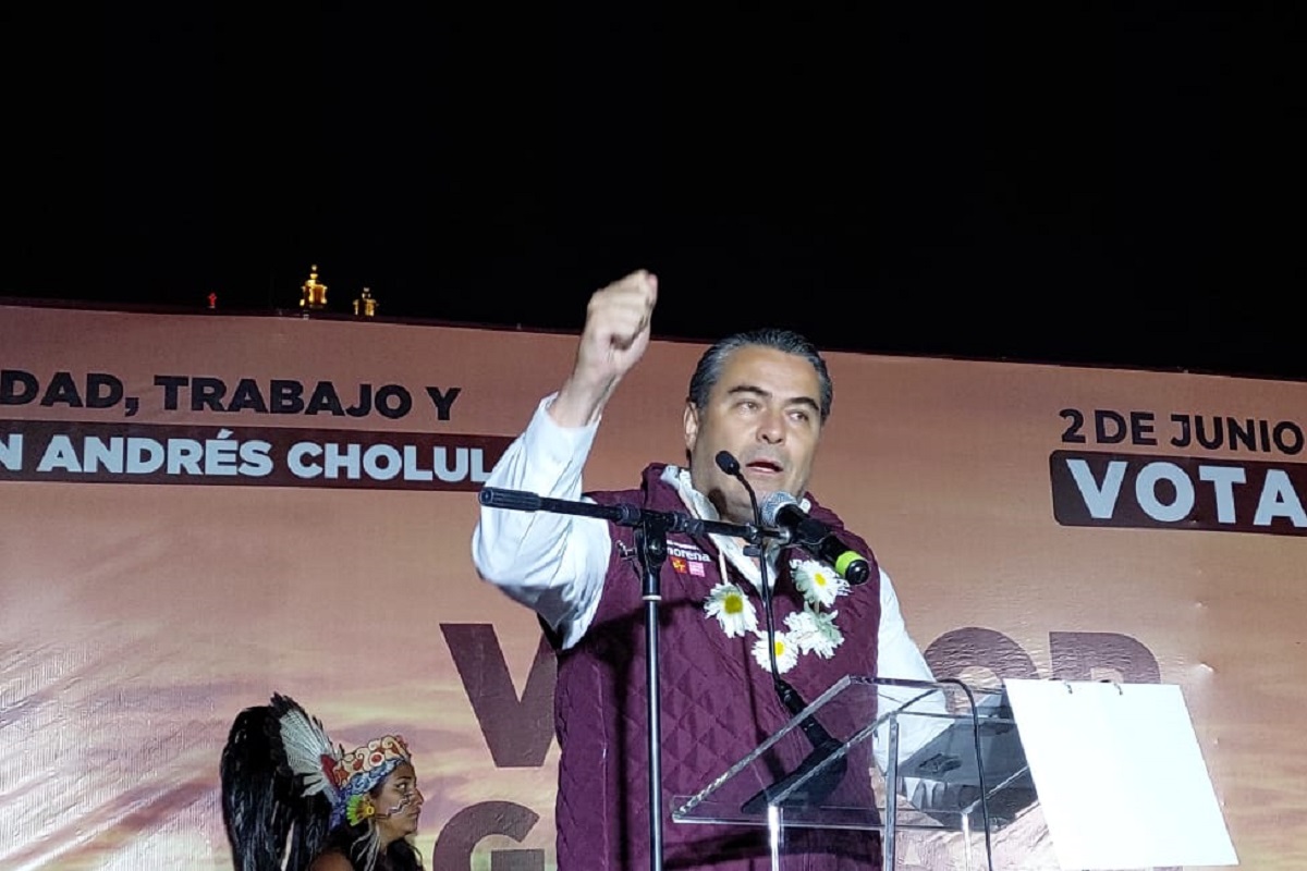 Inició campaña Víctor Correau Galeazzi en San Andrés Cholula