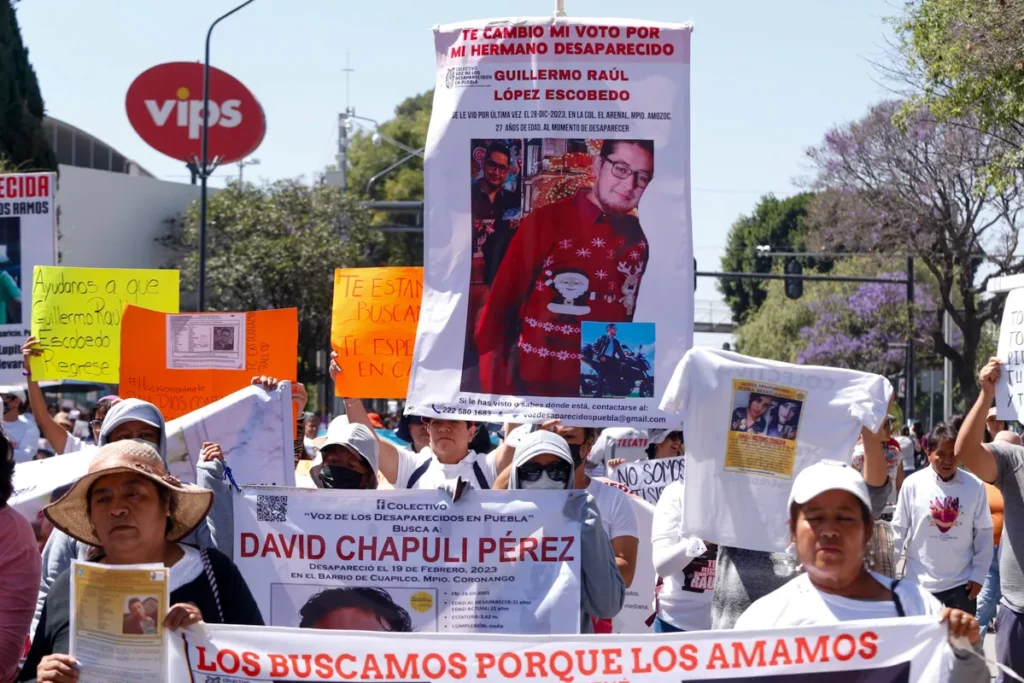 Marcha 8m Puebla Voz de los Desaparecidos 7