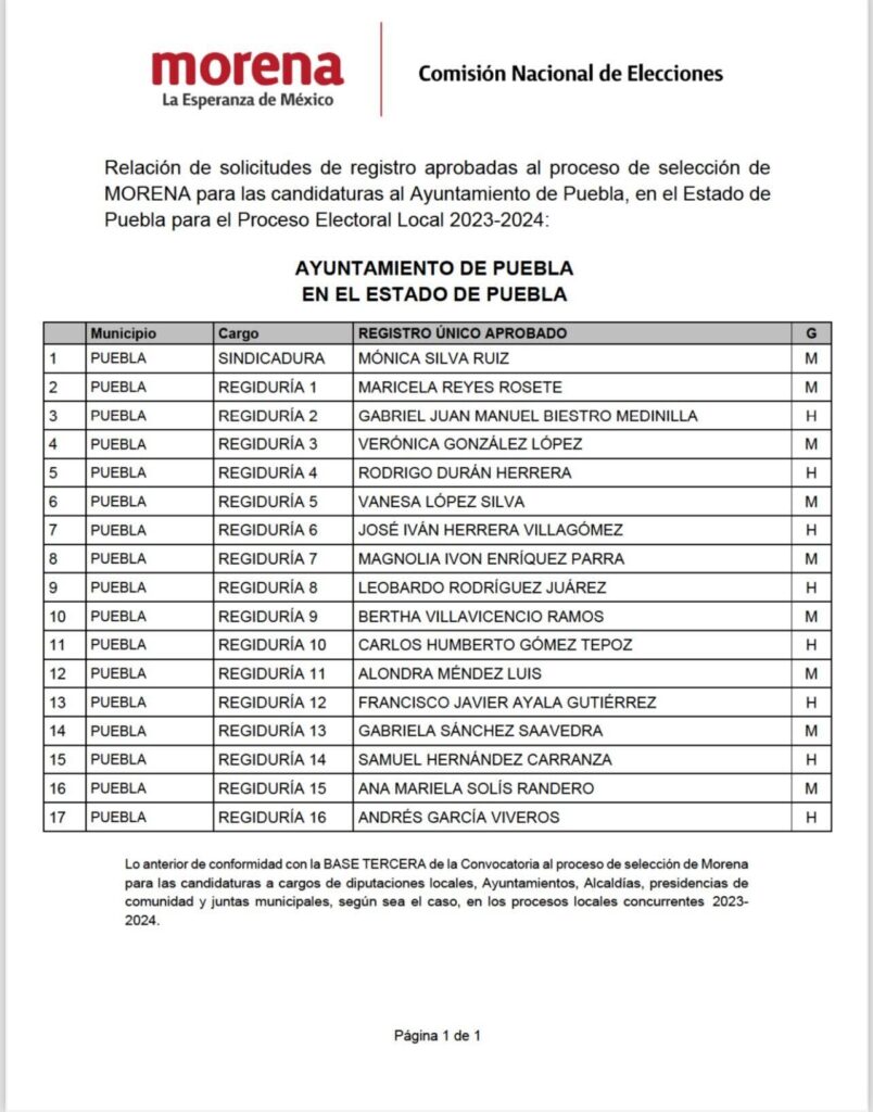 Morena incluye a García Viveros a la planilla de regidores de Pepe Chedraui