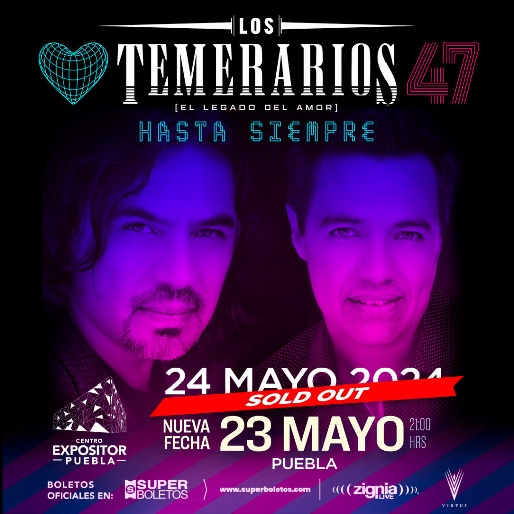 Los Temerarios en Puebla