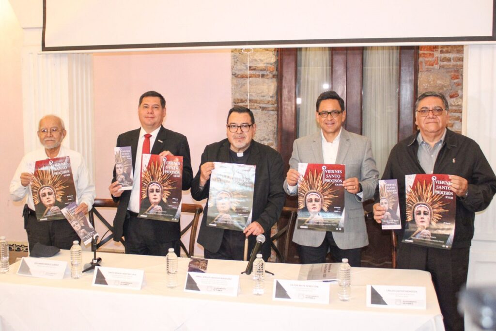 Todo listo para la edición XXXII de la Procesión de Viernes Santo en Puebla