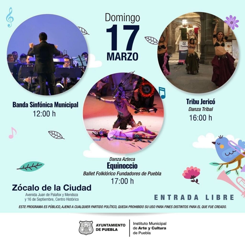 actividades culturales en puebla 17 de marzo 2024