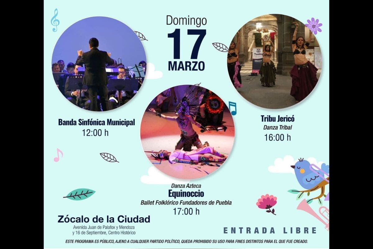 Estas son las actividades culturales en la ciudad de Puebla para el 16 y 17 de marzo 1 actividades culturales en Puebla
