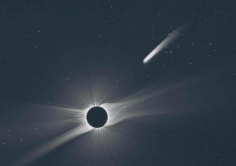El cometa Diablo brillará en el cielo junto al Eclipse Solar del 8 de abril
