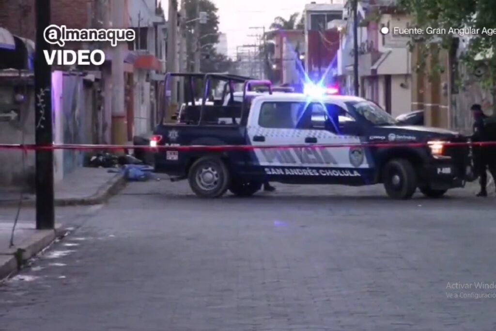 Asesinan a un hombre de un disparo en el pecho en calles de San Andrés Cholula