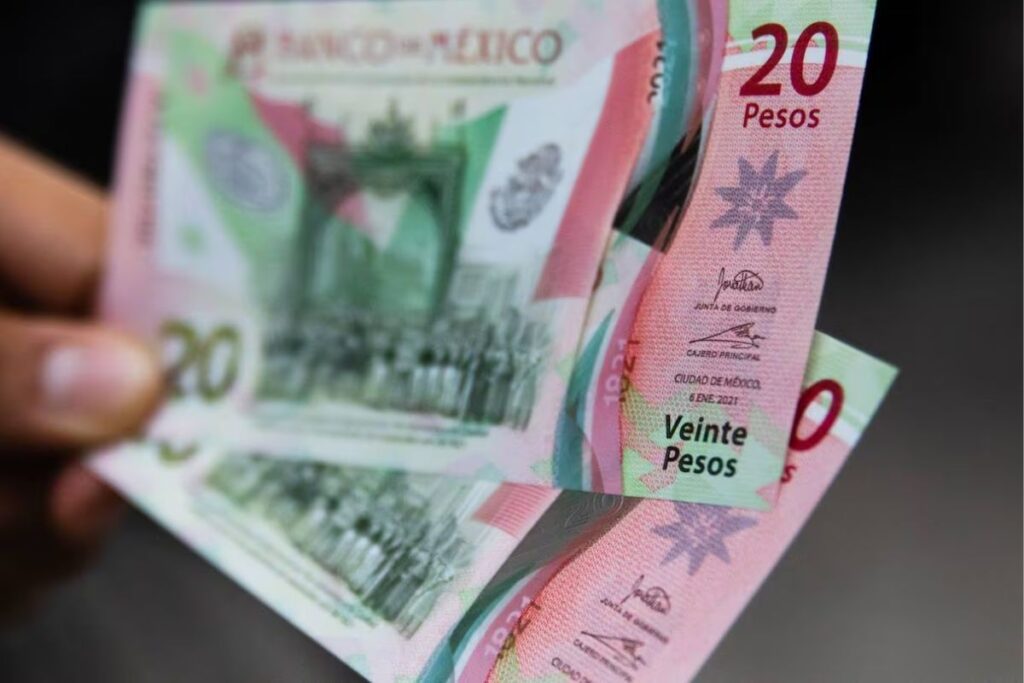 billete de 20 pesos descotinuado