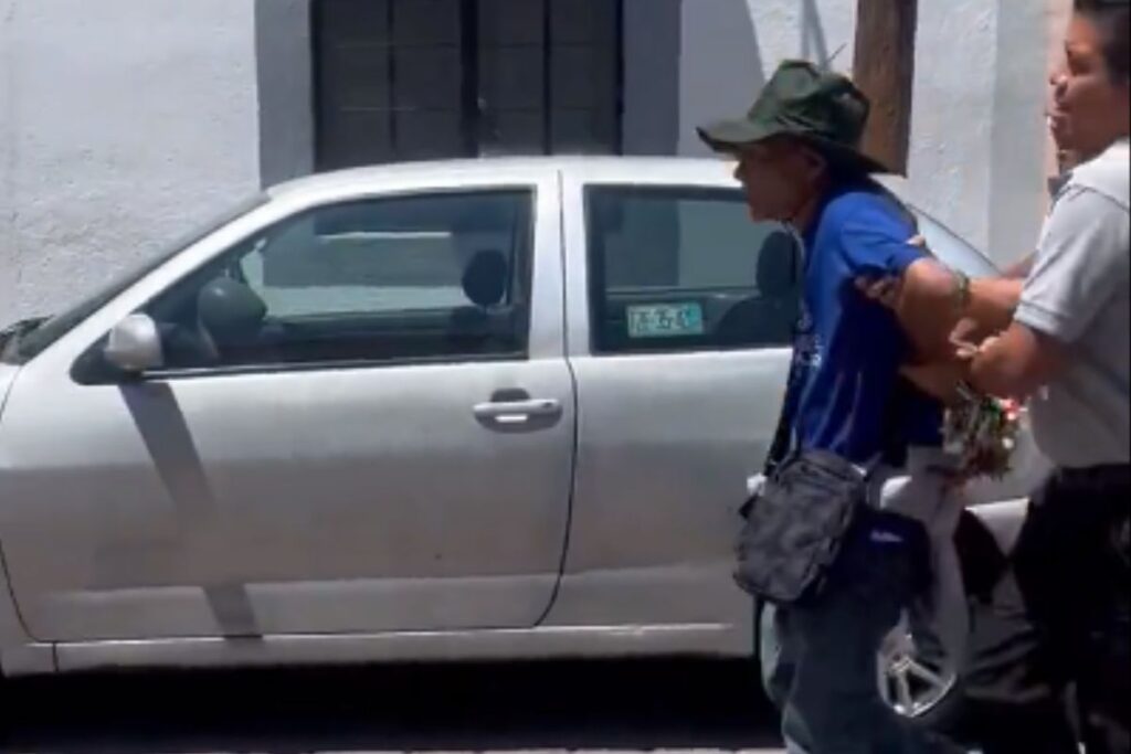 cachetan a ladrón de bicicletas en San Pedro Cholula