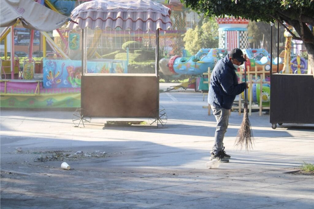 caida ceniza barrido puebla