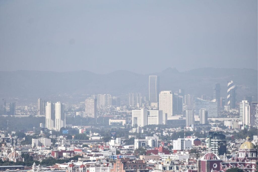 calidad del aire regular en Puebla 30 de marzo