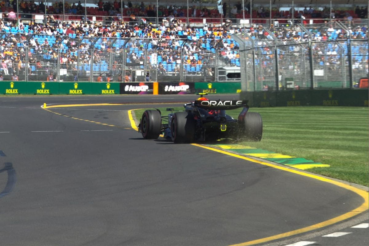 Checo Pérez en el top 10 de las dos primeras prácticas en Australia 1 Checo Pérez GP Australia prácticas