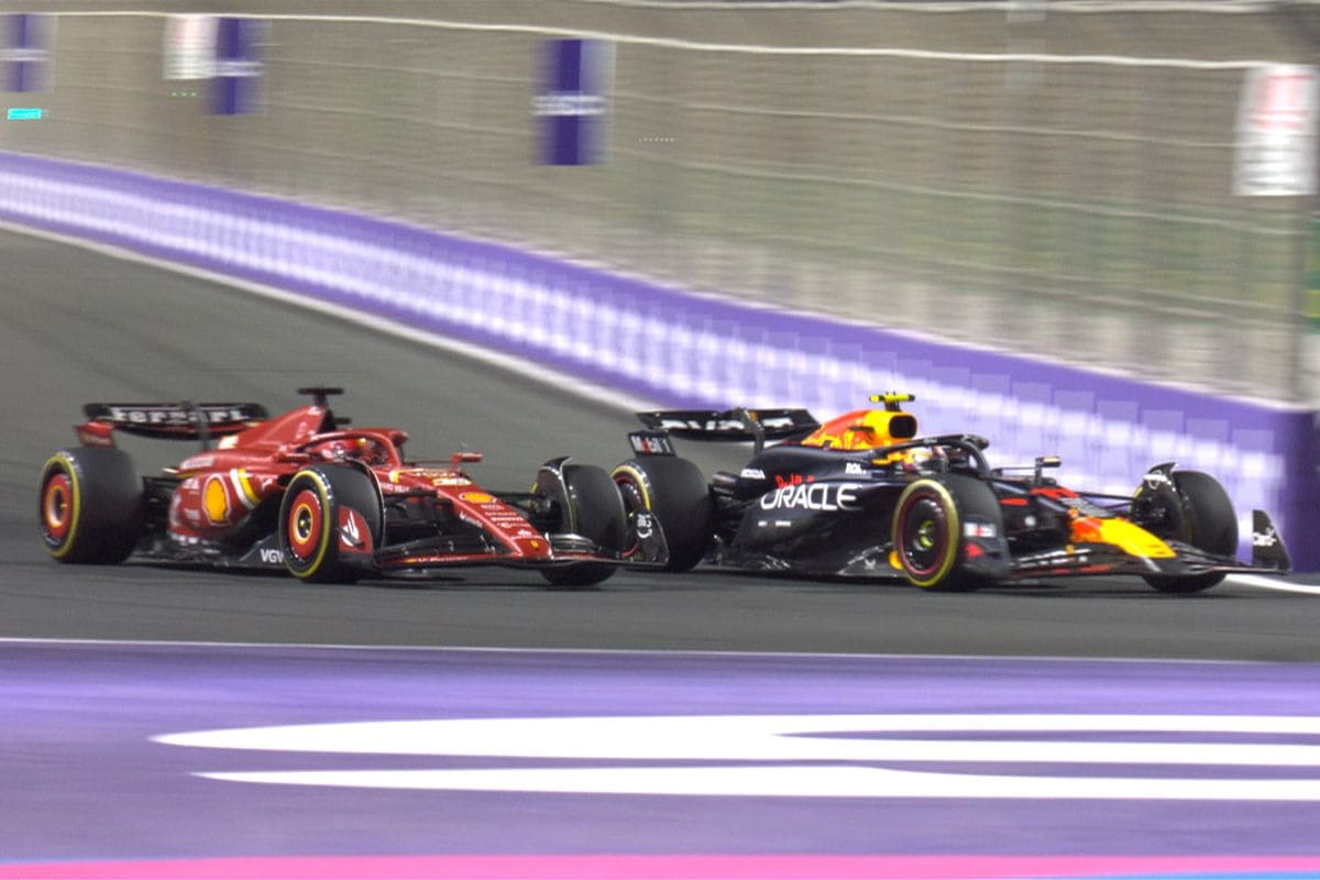 Checo Pérez termina en segundo lugar en GP de Arabia Saudita 1 Checo Pérez segundo lugar en GP de Arabia Saudita