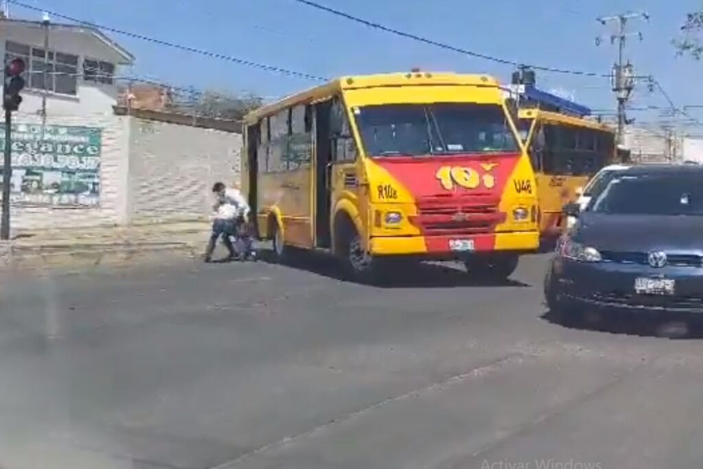 choferes de ruta 10 se pelean