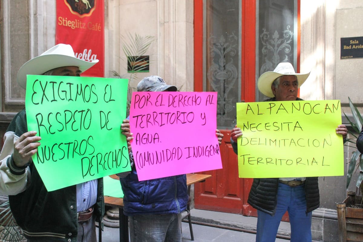 San Antonio Alpanocan, la comunidad poblana que se queda sin territorio 1 conflicto territorial Alpanocan Tetela del Volcán