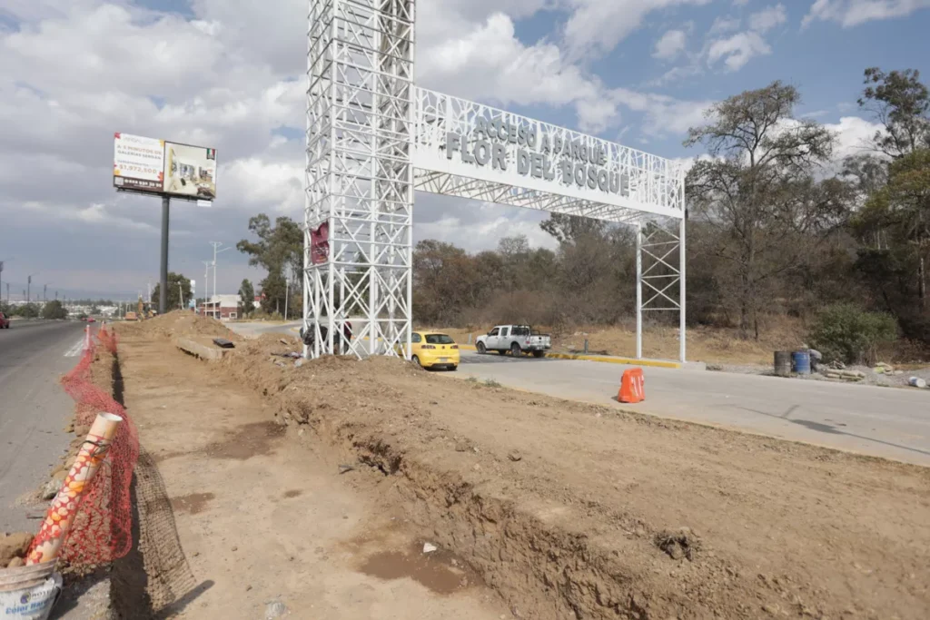 construccion Paraderos Linea 4 RUTA