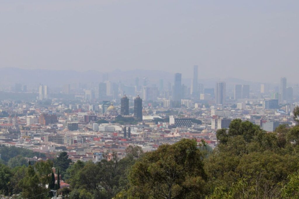 contaminacion caida de ceniza puebla