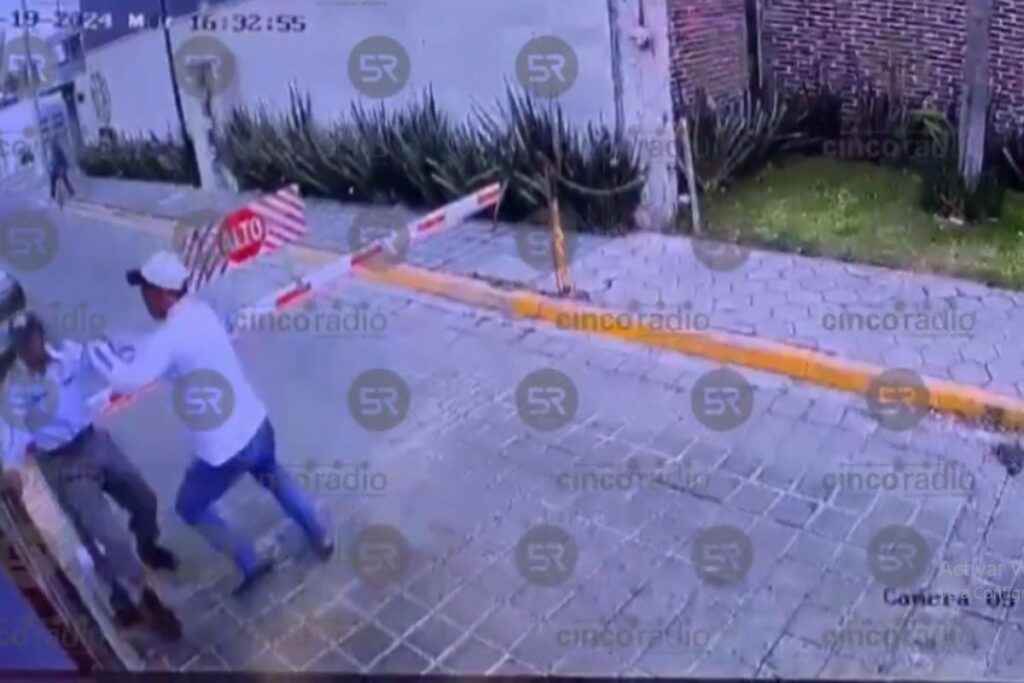 golpean a guardia de seguridad en Momoxpan