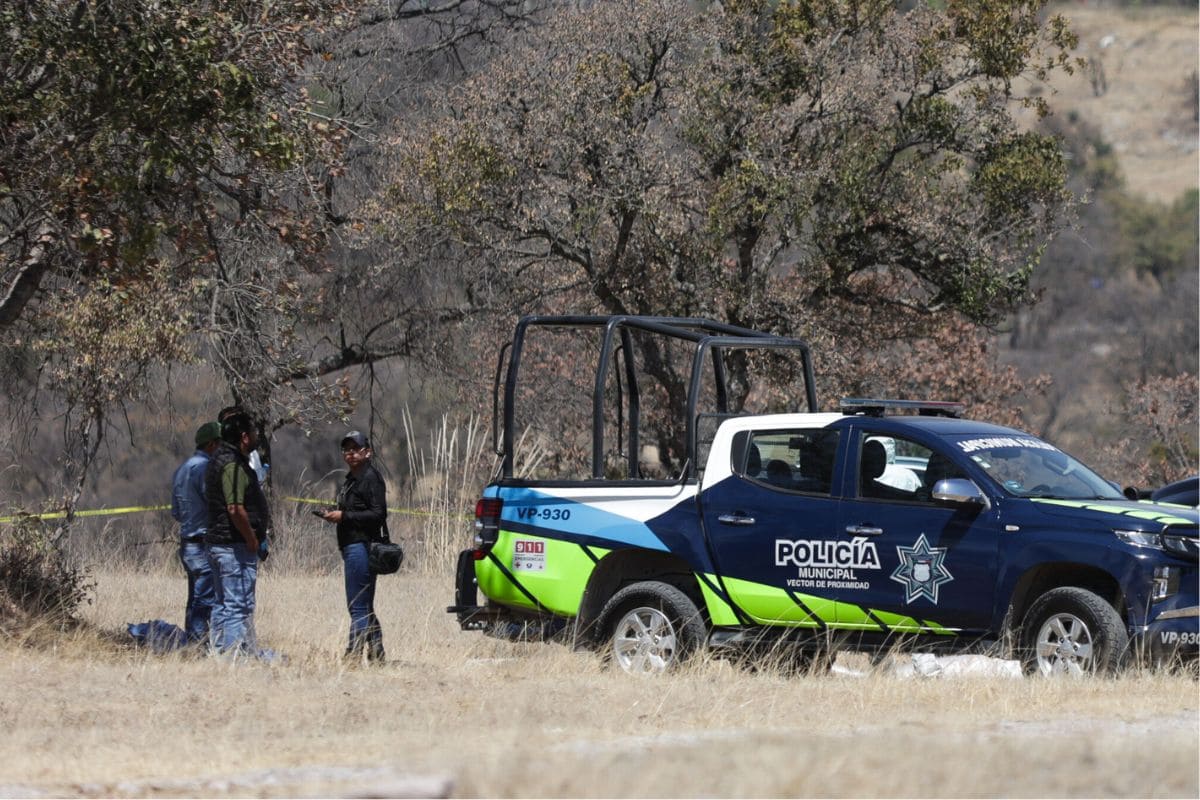 Hallan cadáver entambado en terrenos de Coronango 1 hallan cadáver en Coronango