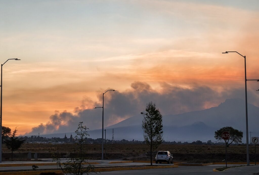 incendio en La Malinche