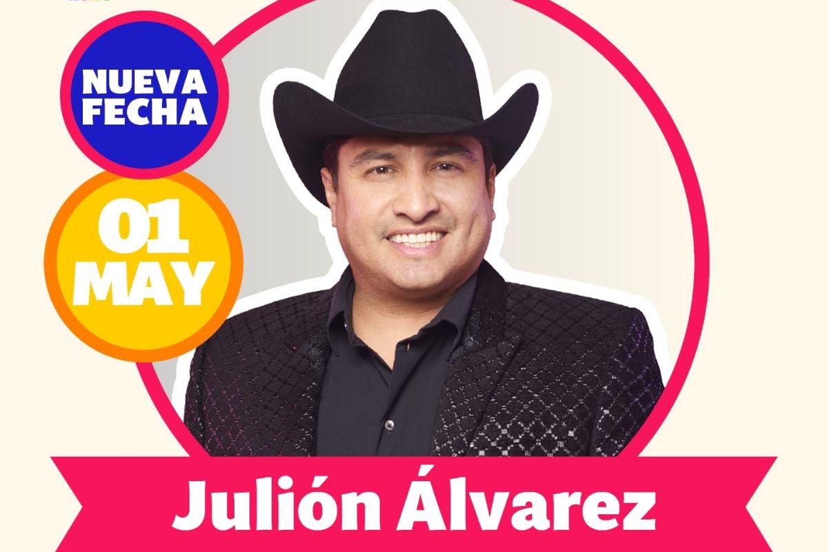 Anuncian segunda fecha de Julión Álvarez en el Palenque de Puebla 2024 1 Julión Álvarez nueva fecha palenque de Puebla 2024