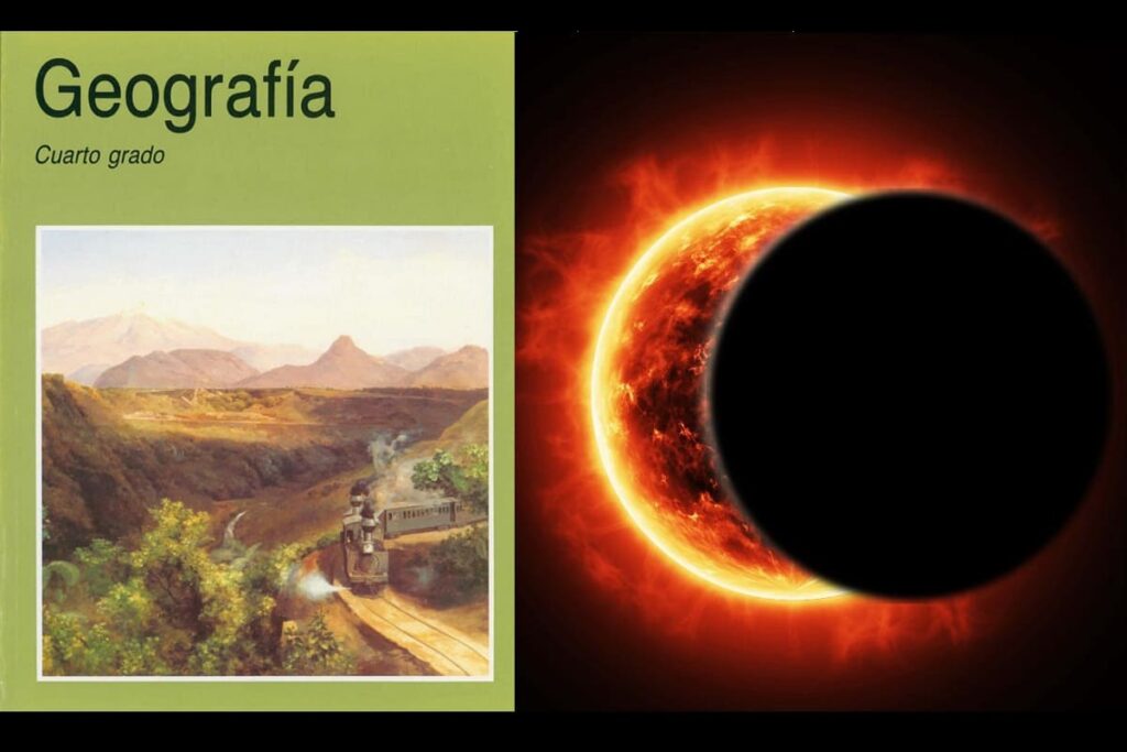 libro de geografia mexico 1993 eclipse solar
