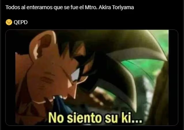 no siento su ki akira toriyama