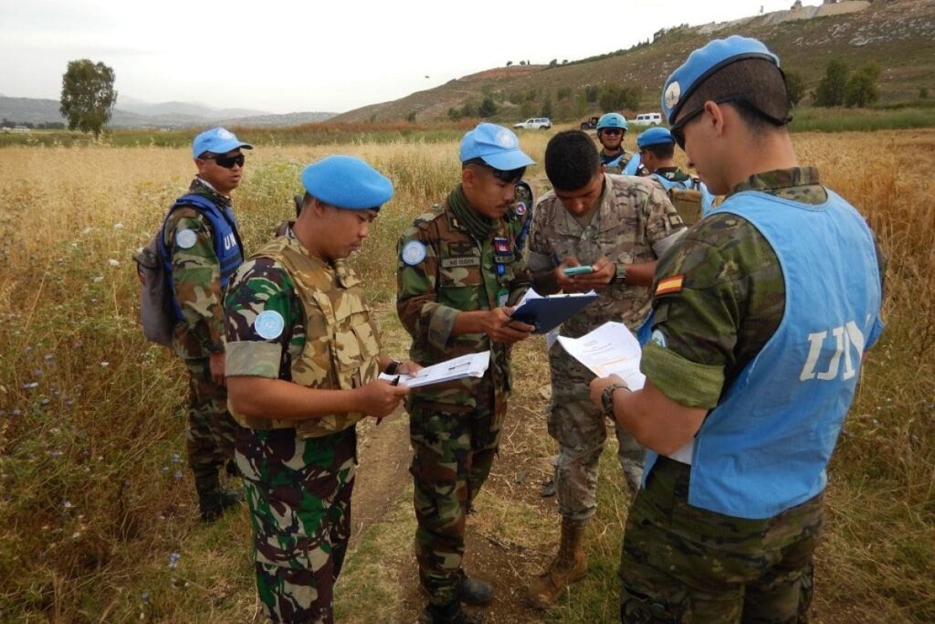 observadores de la ONU Líbano