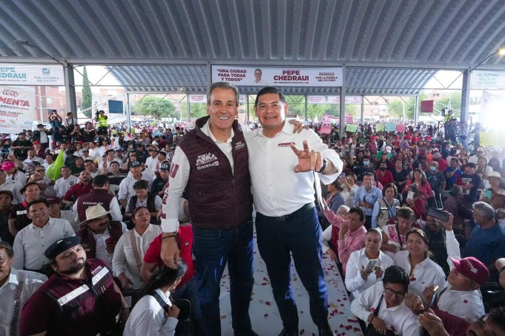 Pepe Chedraui y Armenta puebla segura
