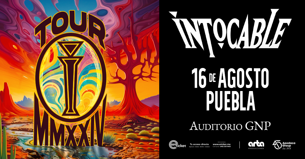 poster Intocable en Puebla 2024