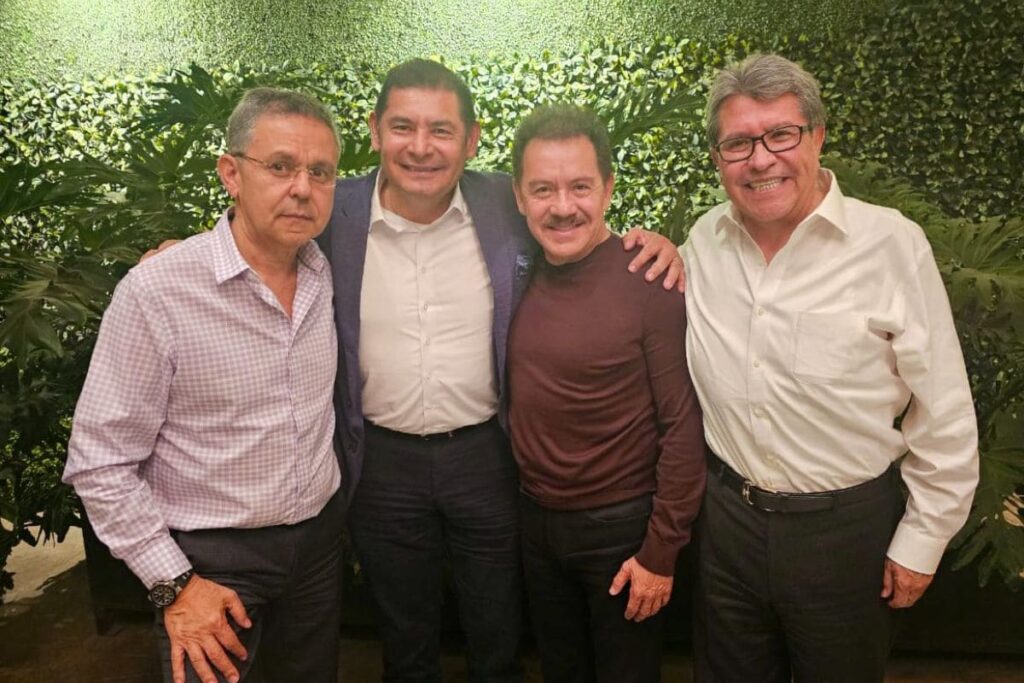 reconciliación entre Alejandro Armenta y Nacho Mier
