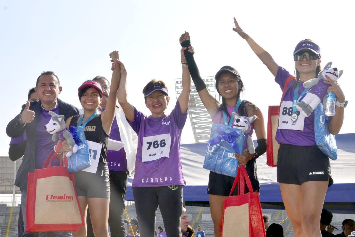 Se realiza con éxito segunda edición de la Carrera de la Mujer 1 BUAP segunda carrera de la mujer 2024