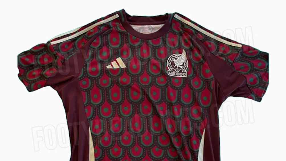 seleccion mexicana uniforme rojo