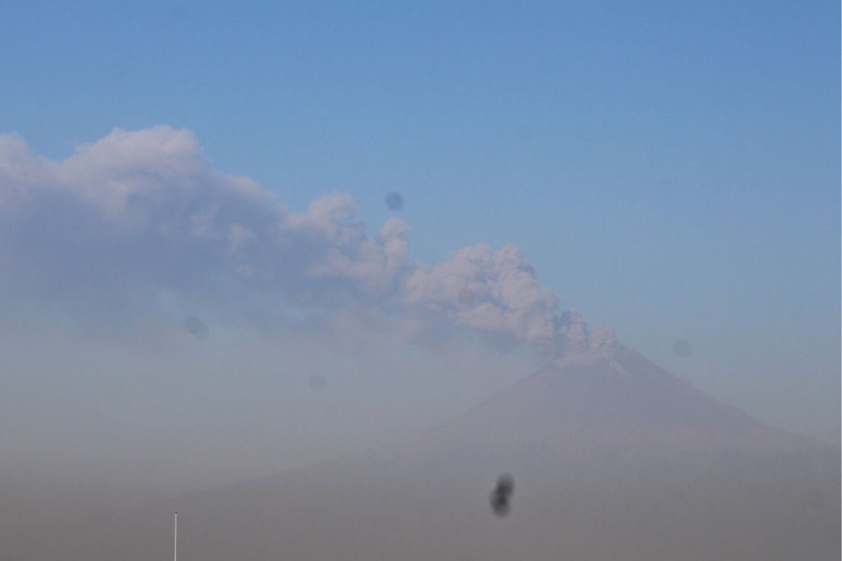 Volcán Popocatépetl, con 52 exhalaciones y mil 30 minutos de tremor 1 volcán Popocatépetl exhalaciones 7 de marzo 2024