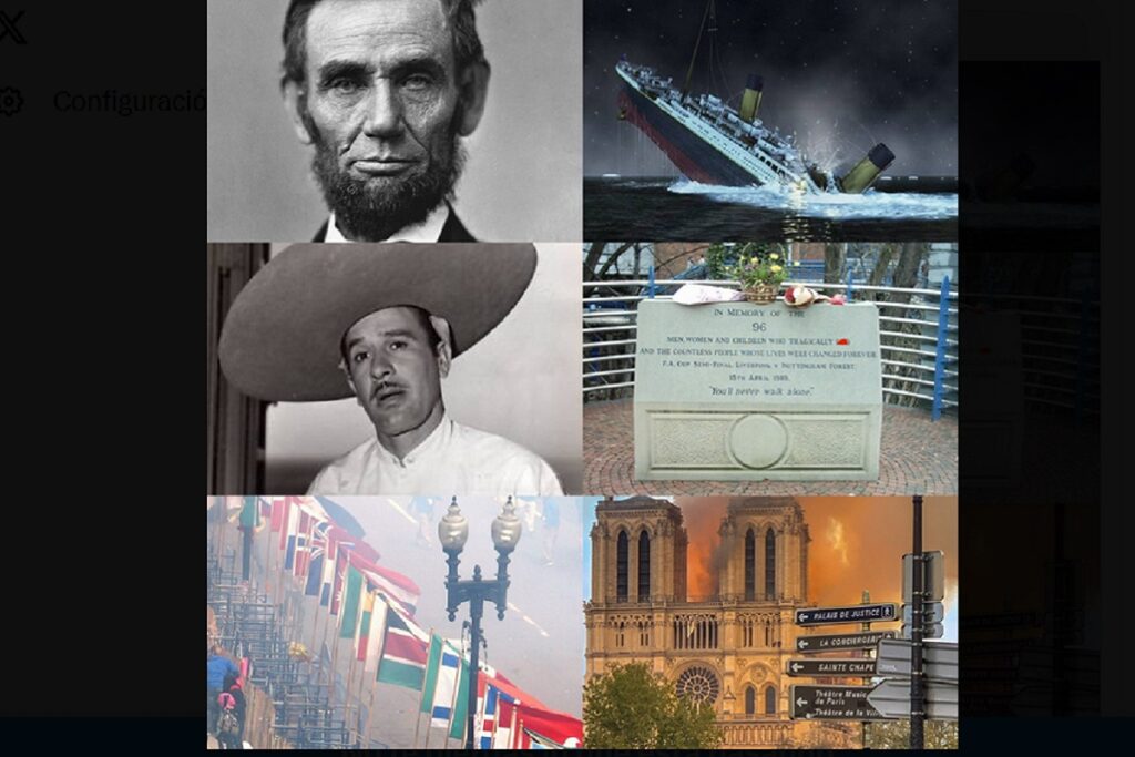 15 de abril Hundimiento del Titanic, nacimiento de Pedro Infante e incendio de Notre Dame