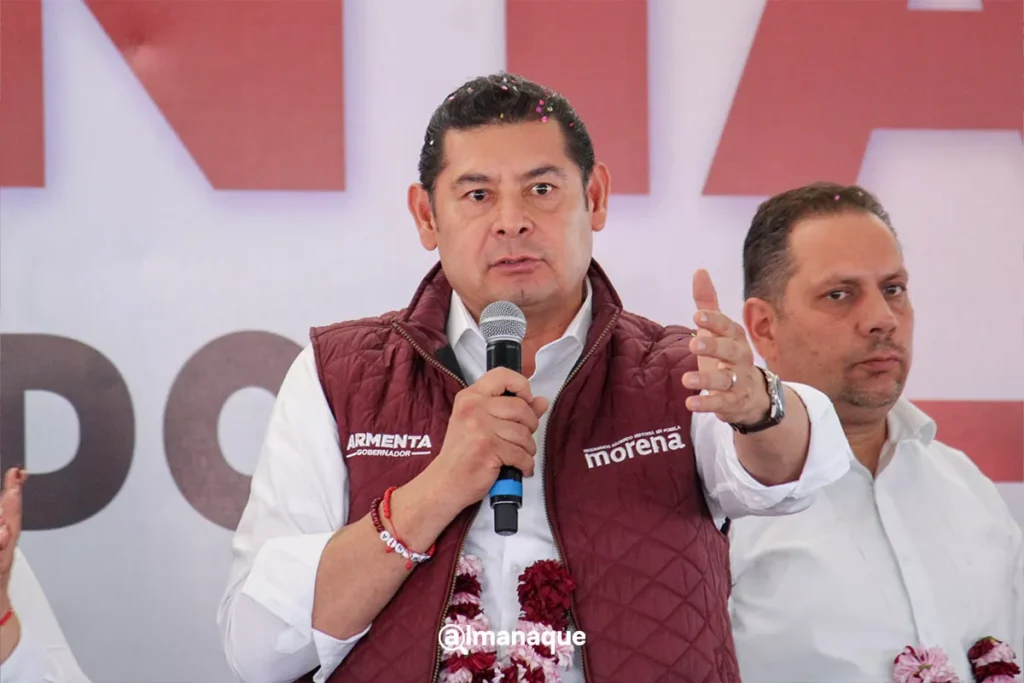 Alejandro Armenta candidato morena Puebla Canoa 2