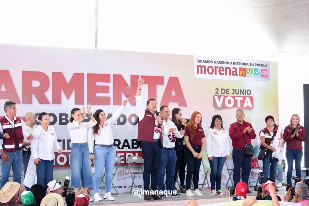 Alejandro Armenta candidato morena Puebla Canoa 6