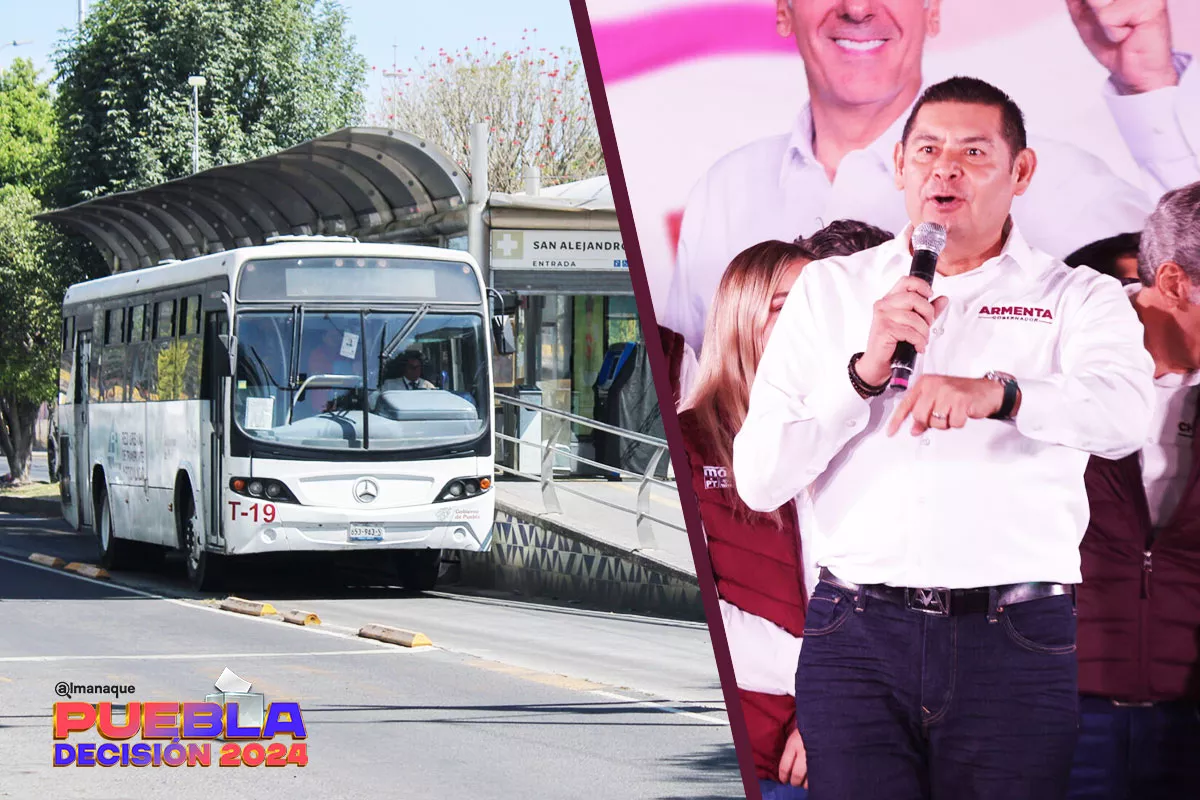 Estas son las tres nuevas líneas de metrobús que propone Alejandro Armenta para Puebla 1 Estas son las tres nuevas líneas de metrobús que propone Alejandro Armenta para Puebla
